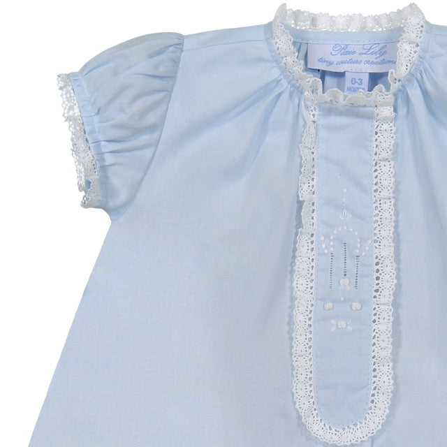 Blue Lace Day Gown