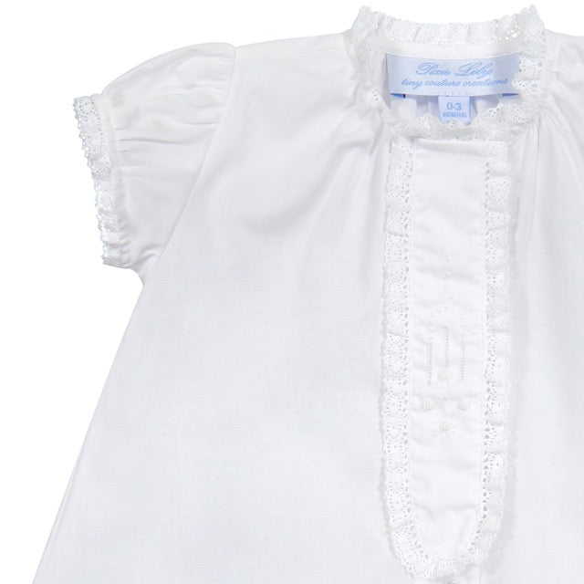 White Lace Day Gown