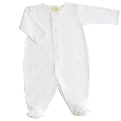 White Jersey Footy Romper