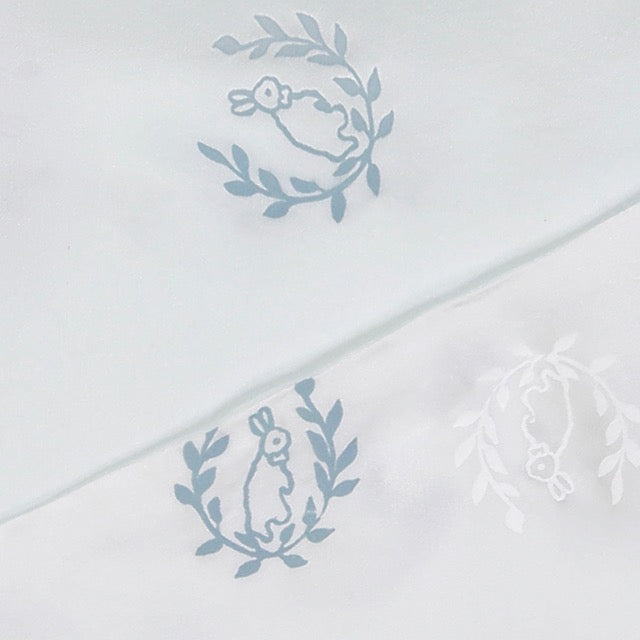 pht x PL Blue Silk Charmeuse Carriage Blanket