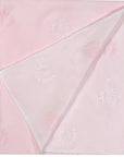 pht x PL Pink Silk Charmeuse Carriage Blanket